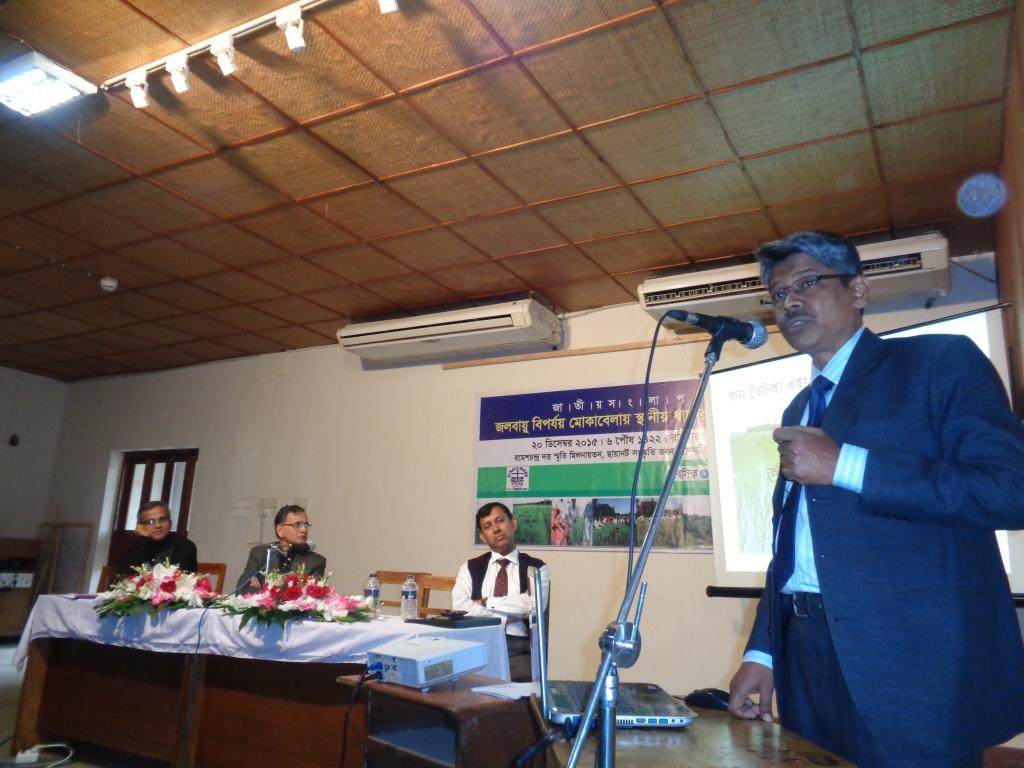 জলবায়ু বিপর্যয় মোকাবেলায় সক্ষম স্থানীয় জাতের ধান