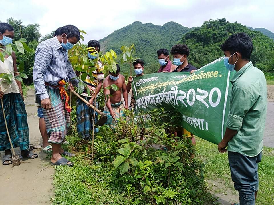 এলাকার গ্রামের উন্নয়নে জনগোষ্ঠীর ভরসা চন্দ্রডিঙ্গা যুব সংগঠন