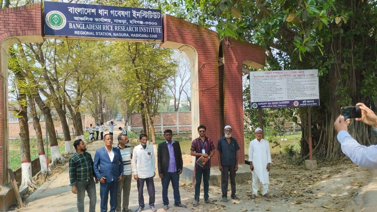 তলার হাওর ও গঙ্গাঝুলি হাওরের অভিজ্ঞতা বিনিময় সফর করলেন নেত্রকোনার কৃষকগণ