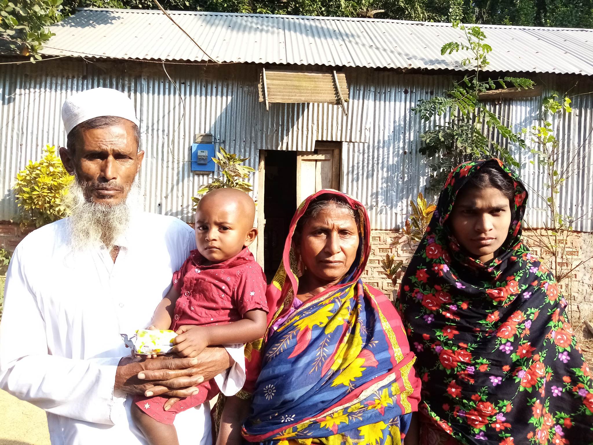 পাহাড়ি ঢল ও হাতির আক্রমণে ক্ষতিগ্রস্ত কৃষকের ফসলী জমি