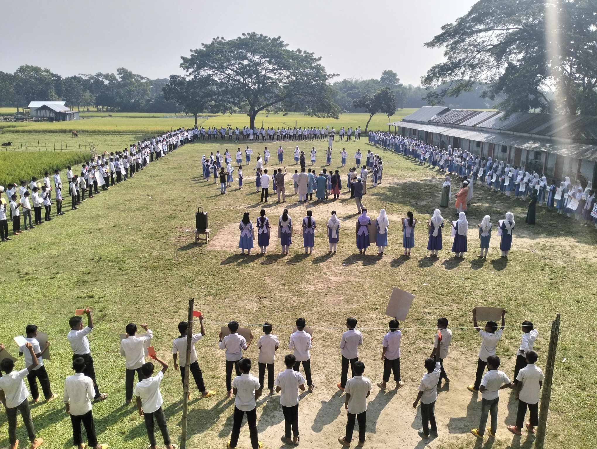 শিক্ষার্থীদের প্রকৃতি বাঁচানোর তাগিদ